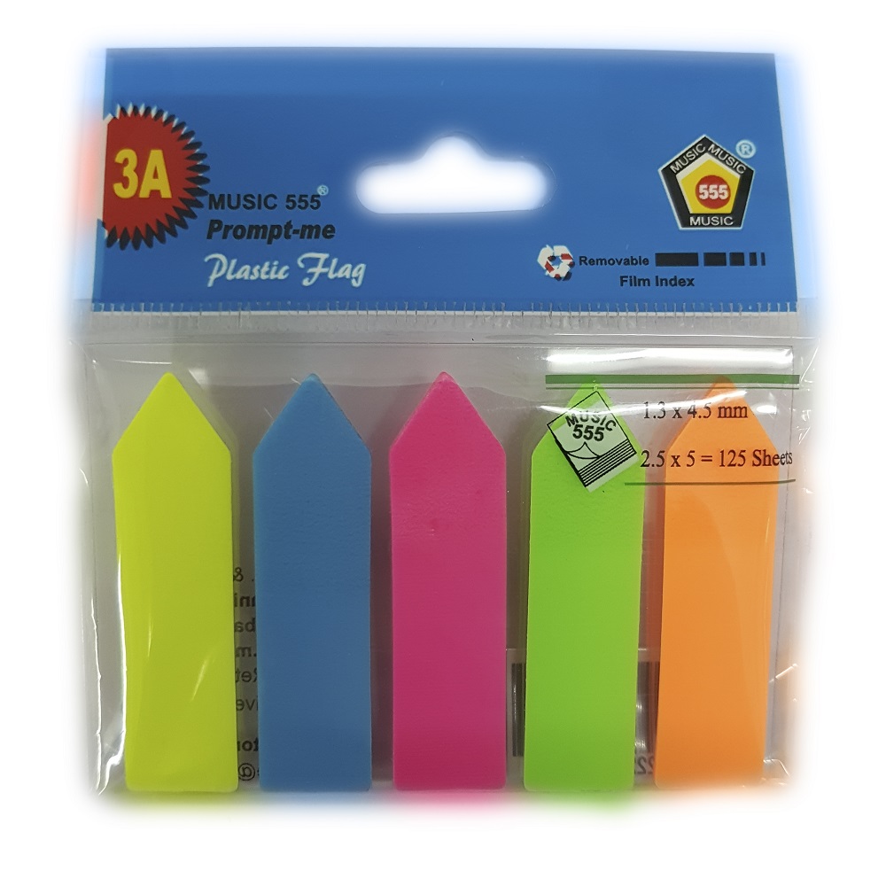 Music555 Plastic Flags Arrow 1"X5" - Product Image