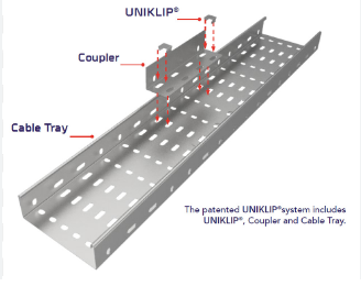 Perforted Straight Tray - Cable Tray System Product Image