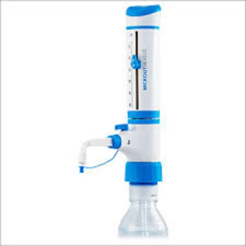 PP Blue Microlit Beatus Bottle Top Dispenser - Product Image