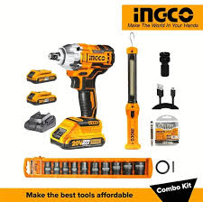 INGCO COSLI23011 Cordless Impact Wrench (1/2 inch) Product Image