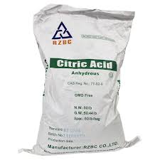 CITRIC ACID ANHYDR0US 25 KG BAG - Product Image