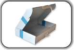 White Corrugated Boxes Product Image