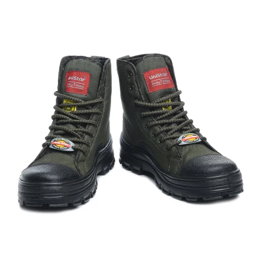 UNISTAR Jungle Boots ISI 8200 Cushion Innersole - Light Weight Trekking Boots For Men - Product Image