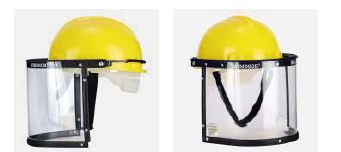 WINDSOR,Safety Helmet(Nape) With Spring Face Shield (8x16)-PC_N - Product Image