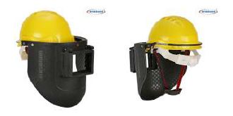 WINDSOR,Spring Loaded Welding Shield with Safety Helmet(Ratchet) - Product Image