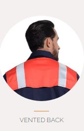 TARAPRO Ncredible FR Jacket 100% Cotton, 350gsm, Satin Excellent molten iron protection- High performance FR clothing recommended - Product Image