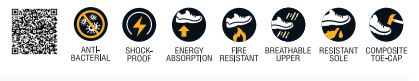 FUEL, Metal Series  Metal Safety Shoes - Product Image