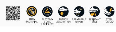 FULE,ESD & Electronic Series Impetus MF Safety shoes - Product Image