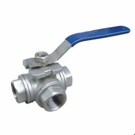 Rudra Three Way Ball Valve - Product Image