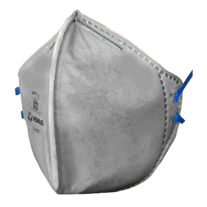 VENUS V-410 "Fold Flat" Style Large Filter Safery Nose Mask - Product Image