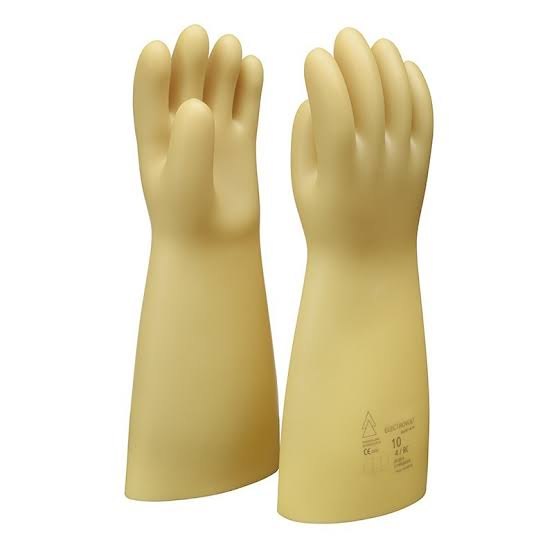 Jyot Natural Latex Rubber Electric Hand Gloves - Product Image