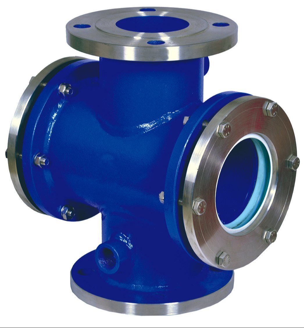 Mild Steel Double Window Sight Flow Indicators - Product Image