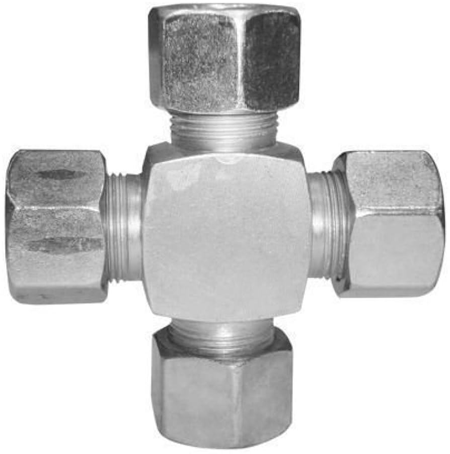 Ferrule Fittings - Stainless Steel - Cross - Product Image