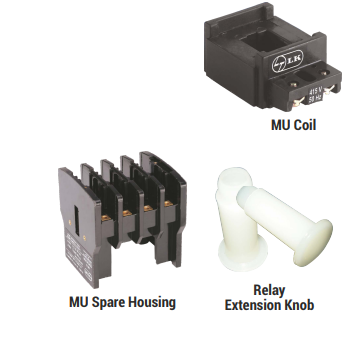 LT MU / MB Starter Spares - Spare Kit - MU Coil - Relay Extension - Housing - Product Image