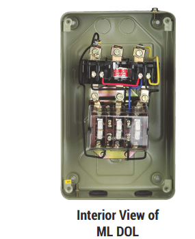 LT ML 1.5 DOL Three Phase Starter - 7.5 HP to 12.5 HP - Product Image