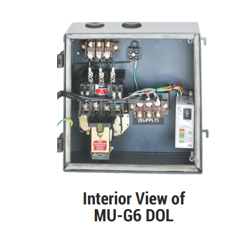 LT MU-G6 DOL Three Phase Submersible Pump Controller - With Wideband Coil - 3HP / 5HP / 6HP - Product Image