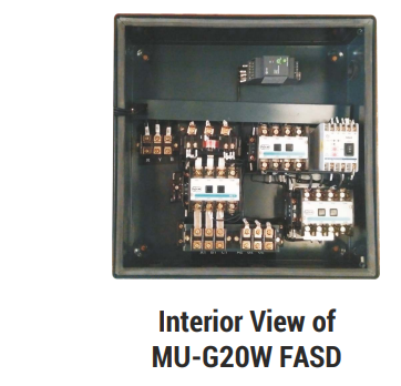 LT MU-G20W DOL Three Phase Submersible Pump Controller - Heavy Duty - With Wideband Coil and in-built WLC - 20HP - Product Image
