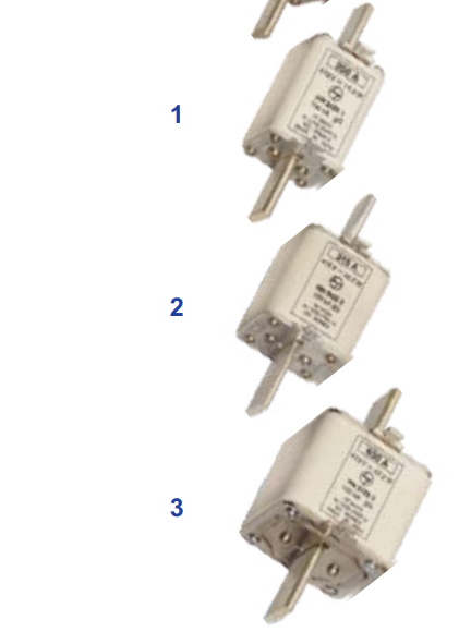 LT DIN Type Fuse Links Type HN - HRC Fuses - Rated Current 63A to 800A - Product Image