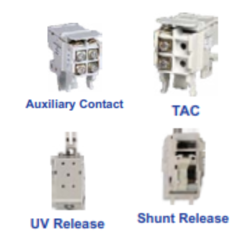LT d sine MCCBs Accessories - External Neutral CT - Adaptor Kit for External Neutral CT - Stored Energy Electrical Operating Mechanism - Spreader Terminals - Mechanical Interlock - Product Image