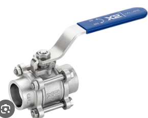 3 pc Design Ball Valve Screw/Socket weld End - 9MM to 200MM - Product Image