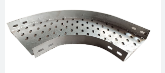 Perforted 90 Degree Horizontal Bend Tray - Cable Tray System - Product Image