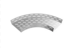 Perforted 30 Degree Horizontal Bend Tray - Cable Tray System - Product Image