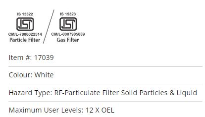 Venus V-7400 P2 Filter RE-Gas Filters - Product Image 2