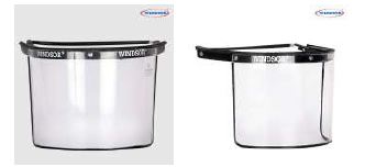 WINDSOR Spring Loadded Face Shield (6x12) - Product Image 2