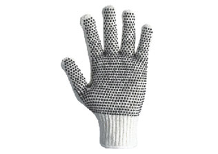 ATLAS Cotton seamless knitted gloves - Tulip PD - GAC - Code: GAC-014-L-W-D - Product Image 2