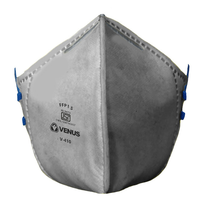 VENUS V-410 "Fold Flat" Style Large Filter Safery Nose Mask - Product Image 2