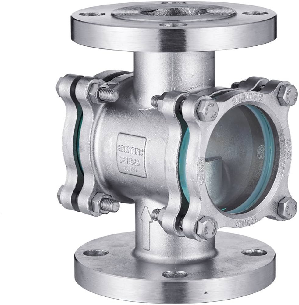 Mild Steel Double Window Sight Flow Indicators - Product Image 2