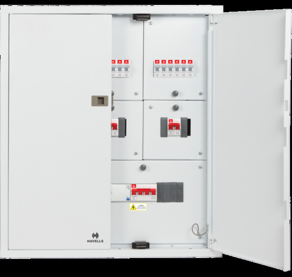 Havells 7 Segment Distribution Board - 8 Way - Industrial Application - Product Image 2