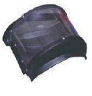 Black Strechable Face Shield - Product Image 2